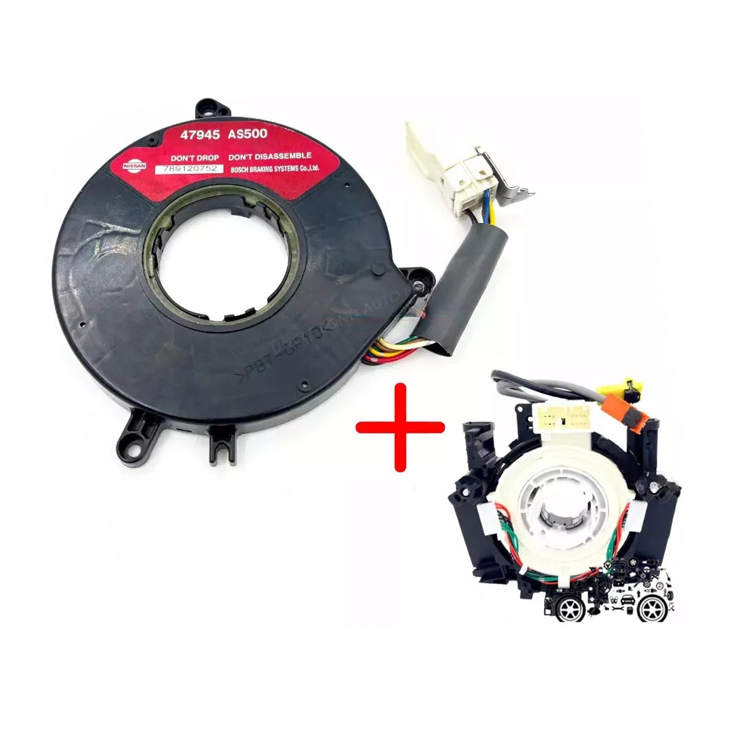 2003-2006 Nissan 350Z 47945-AS500 Clock Spring+Steering Angle Sensor Assembly