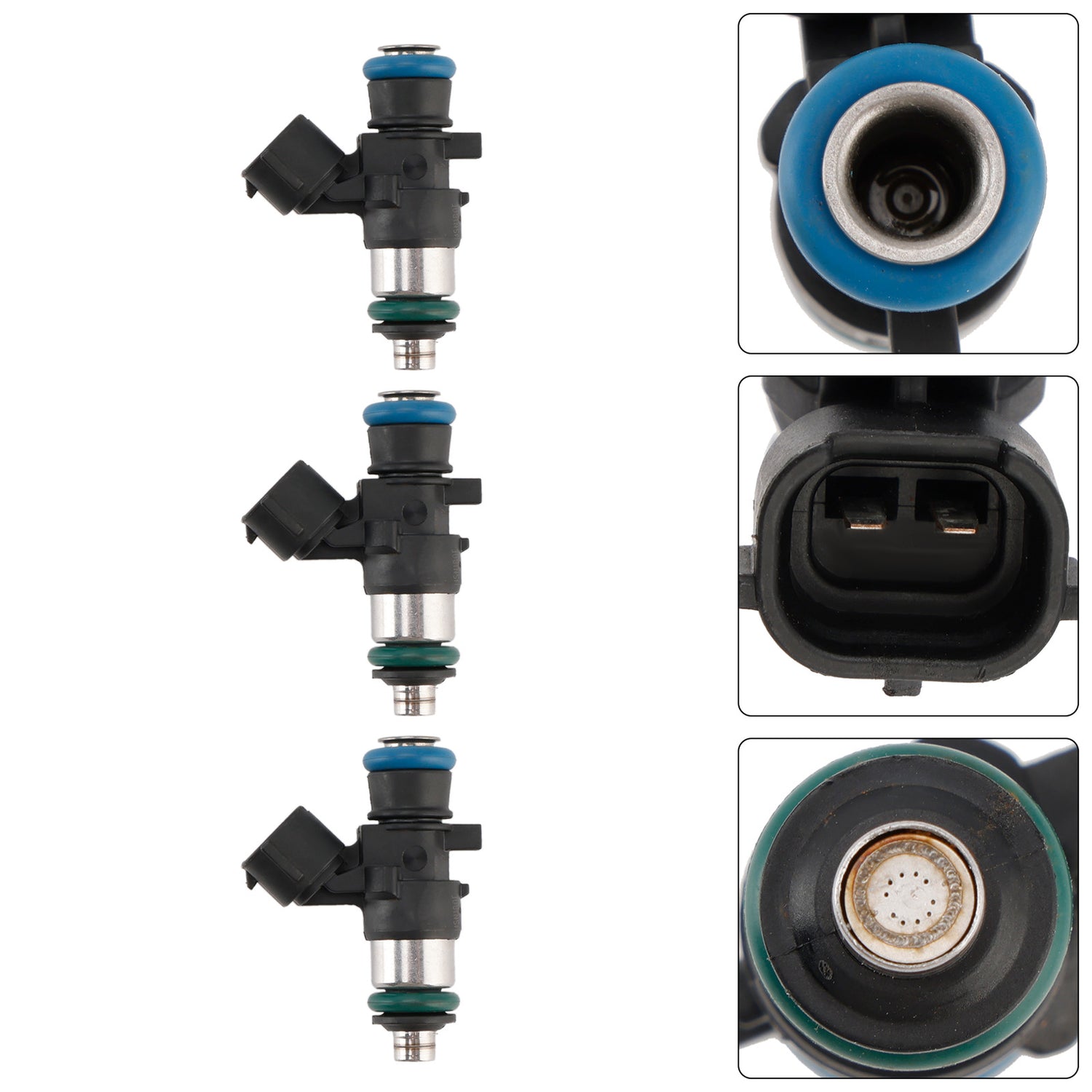 Smart Fortwo 1.0L 2008-2015 1465A129 3PCS Fuel Injector EAT307