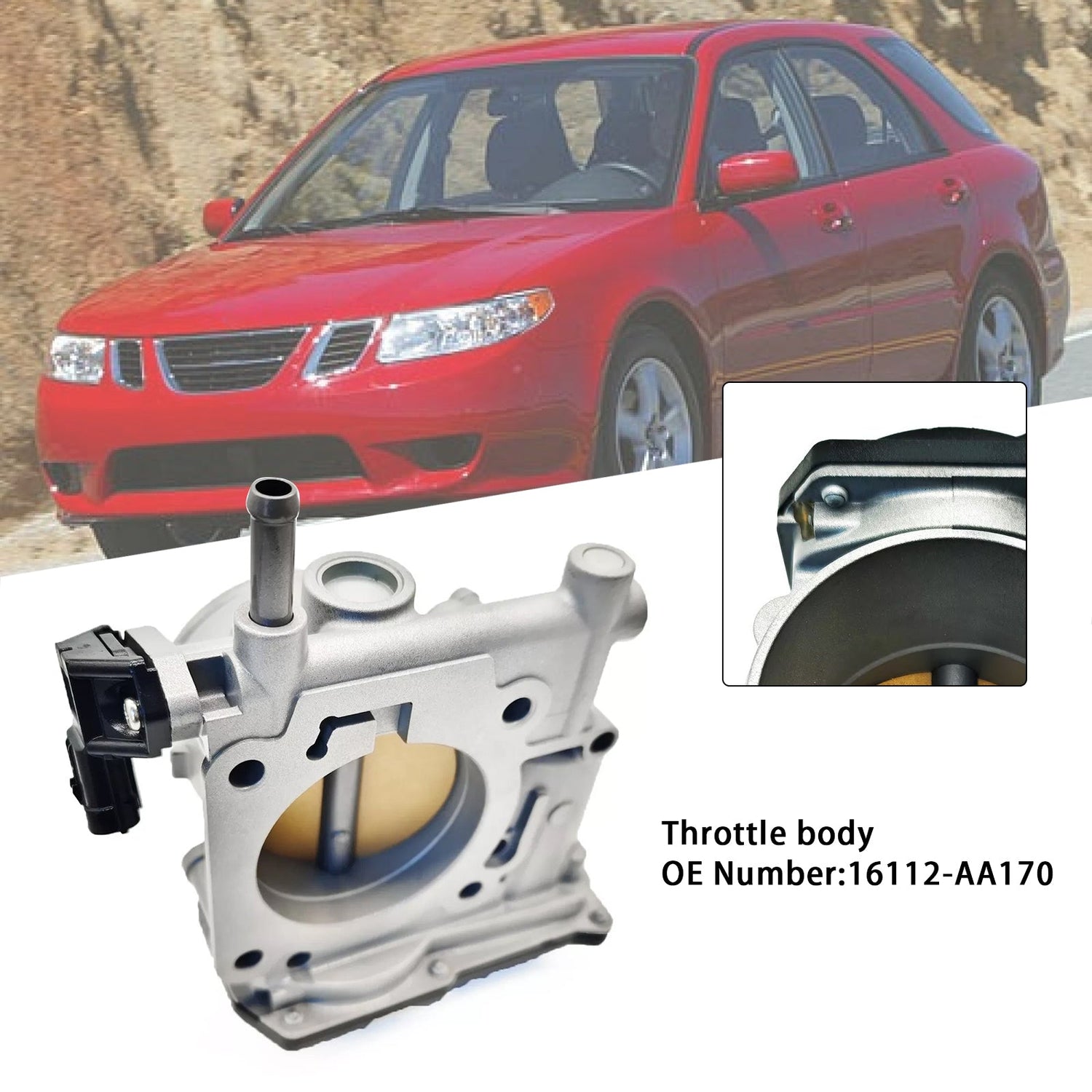 Throttle Body 16112-AA170 For 06-07 Impreza WRX 06-08 Forester XT 2.5T