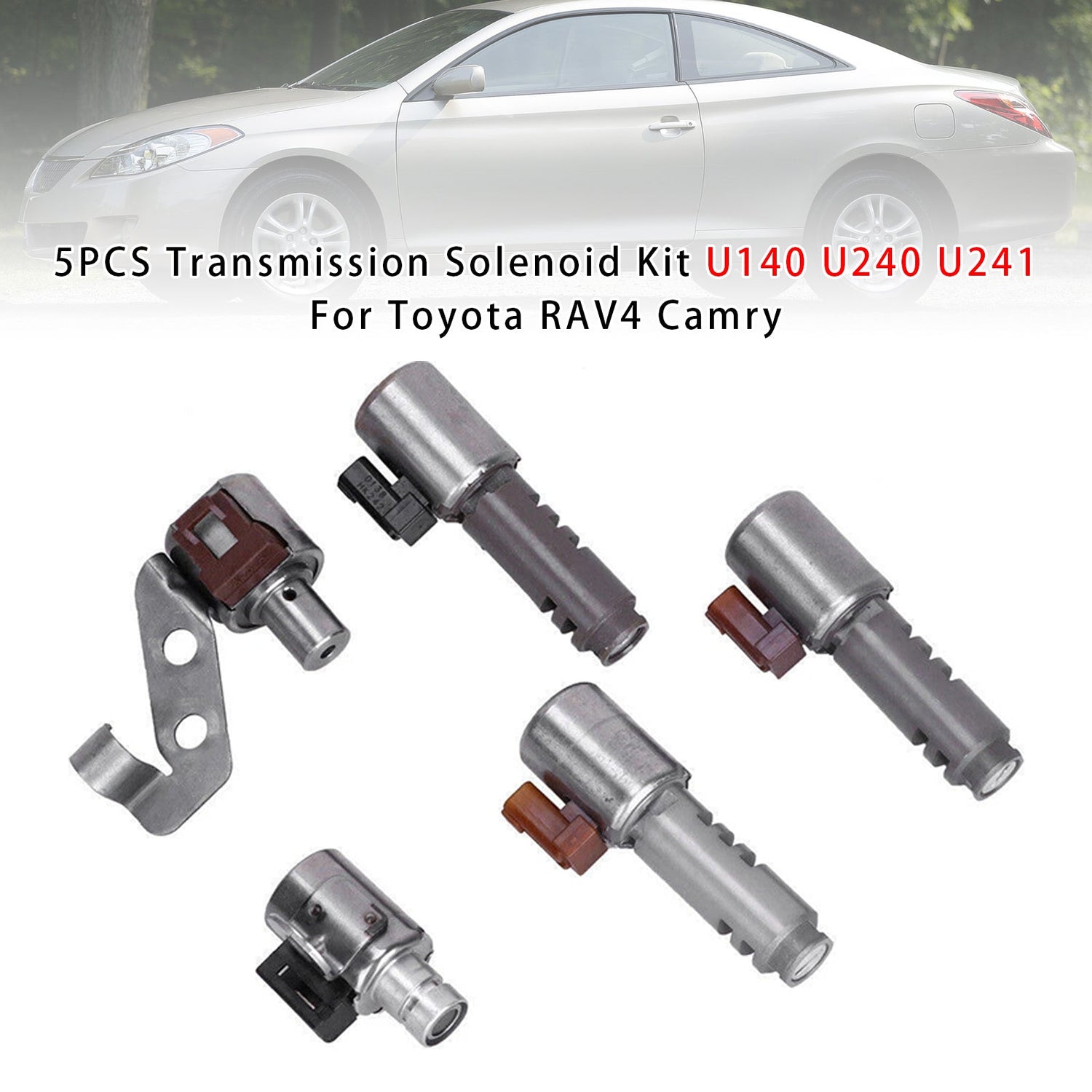 Toyota RAV4 Camry 5PCS Transmission Solenoid Kit U140 U240 U241