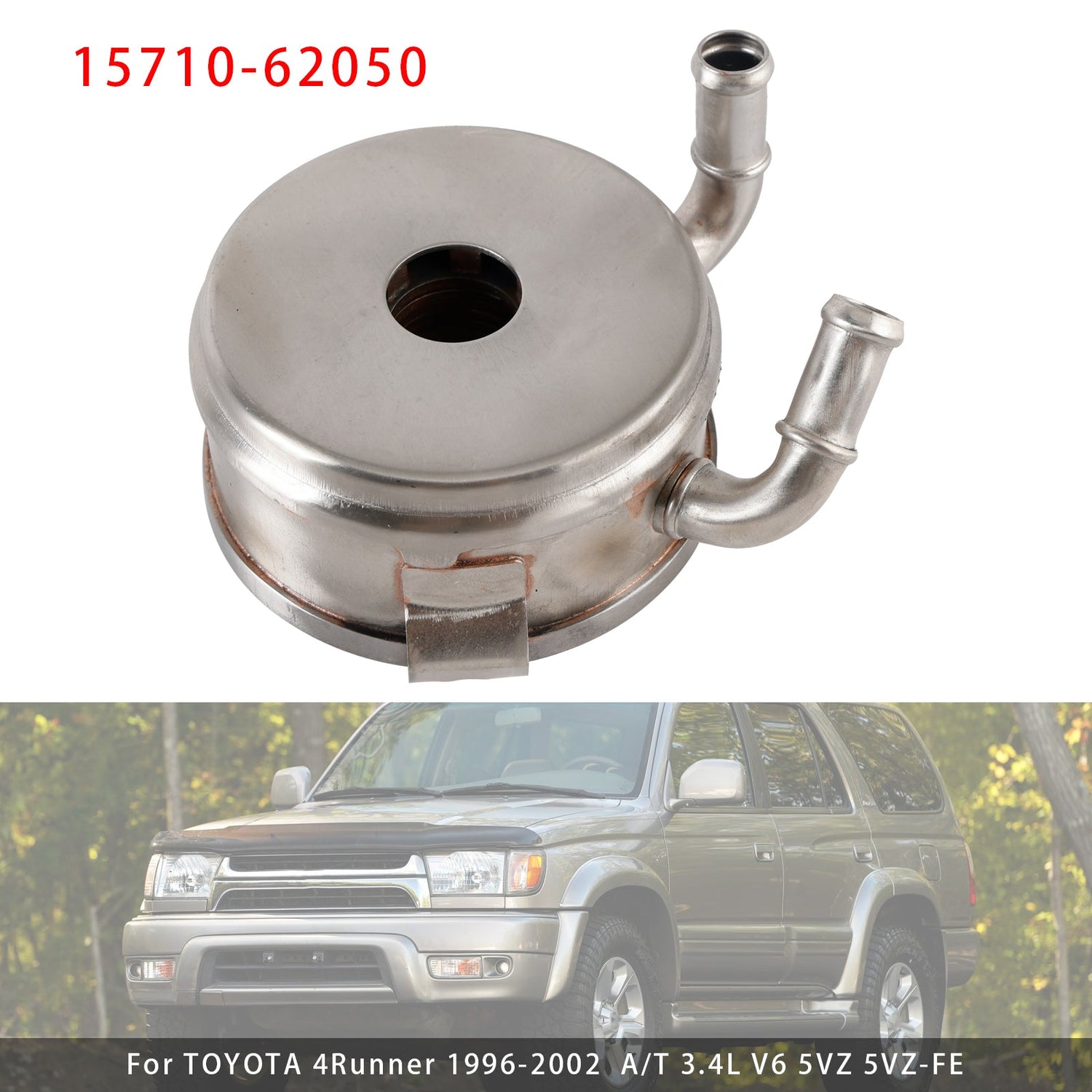 1996-2002 TOYOTA 4Runner A/T 3.4L V6 5VZ 5VZ-FE Oil Cooler 15710-62050