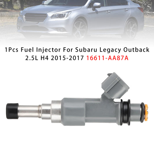Subaru Legacy Outback 2.5L H4 2015-2017 16611-AA87A 1PCS Fuel Injector