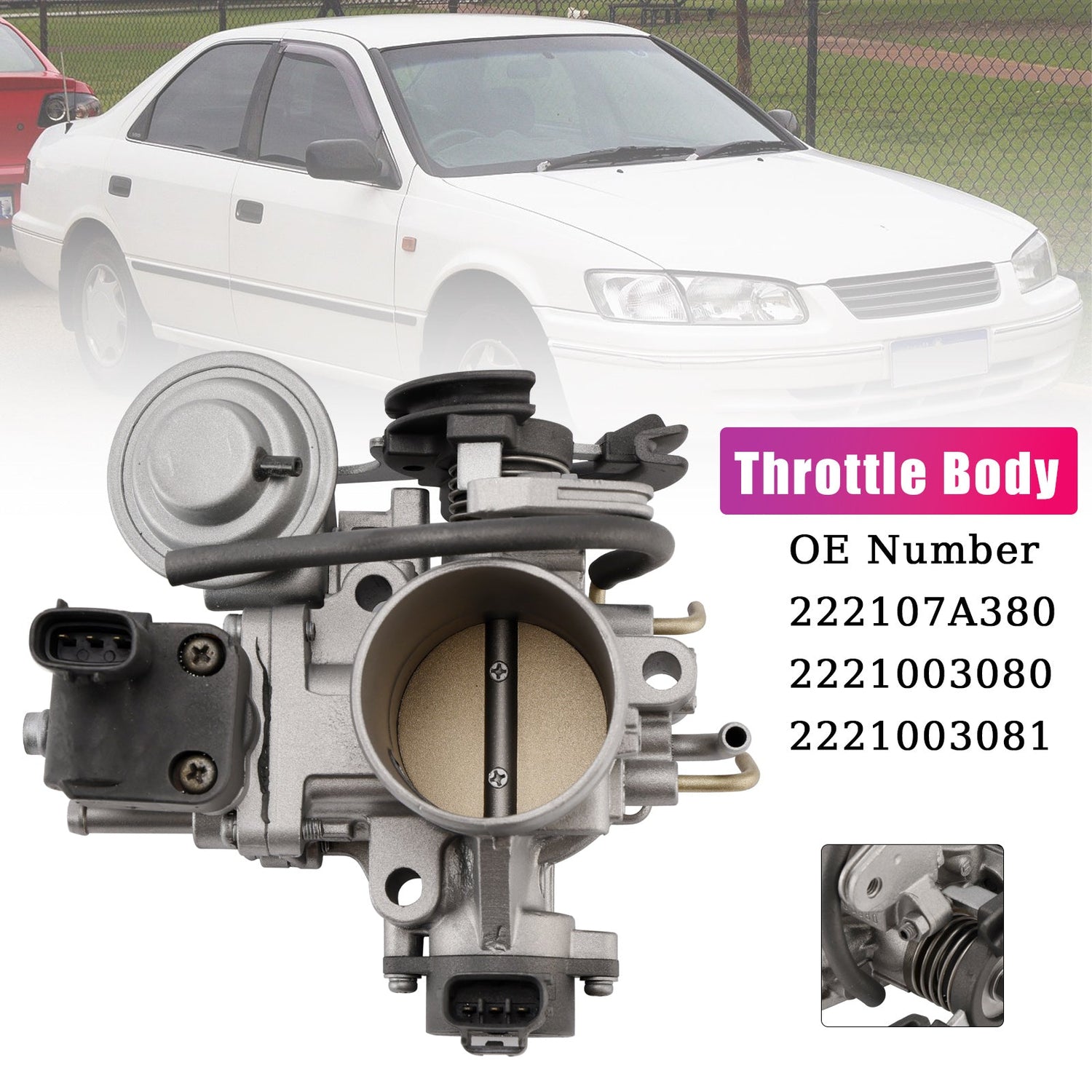 1998.06-2002.12 Toyota Solara ACV20 MCV20 SXV20 Throttle Body 22210-03080