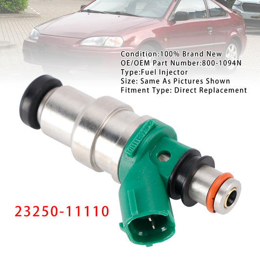 Toyota Paseo Tercel 1.5L 1994-1999 23250-11110 1PCS Fuel Injector