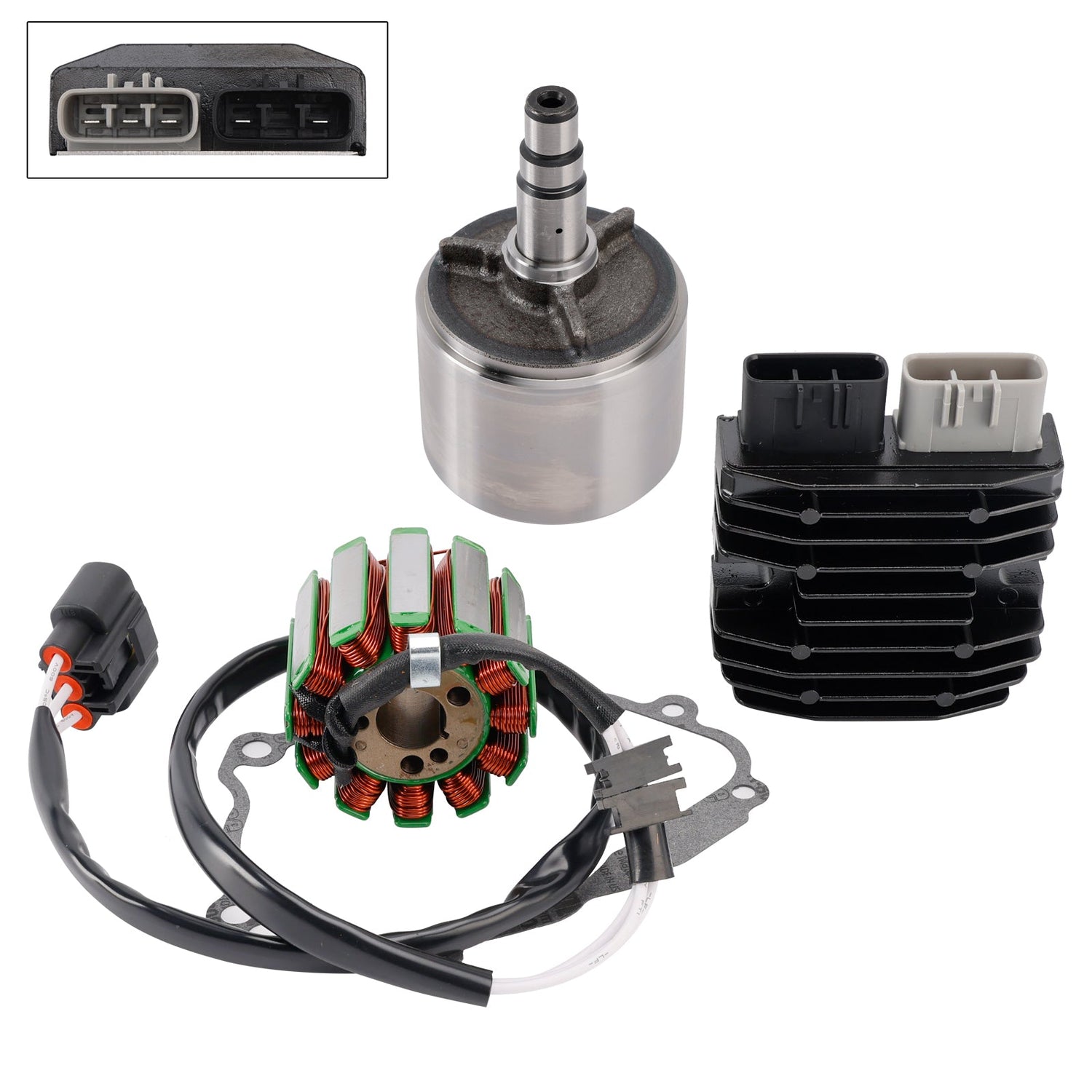 Stator Flywheel And Regulator Rectifier W/Gasket for Yamaha YZF-R1 R1 2004-2008