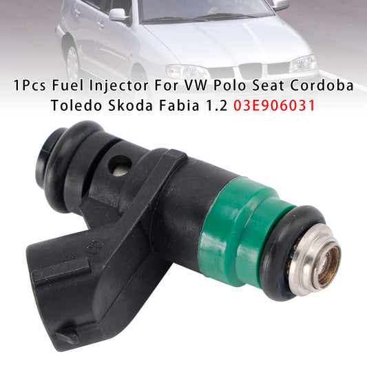 VW Polo Seat Cordoba Toledo Skoda Fabia 1.2 03E906031 1PCS Fuel Injector