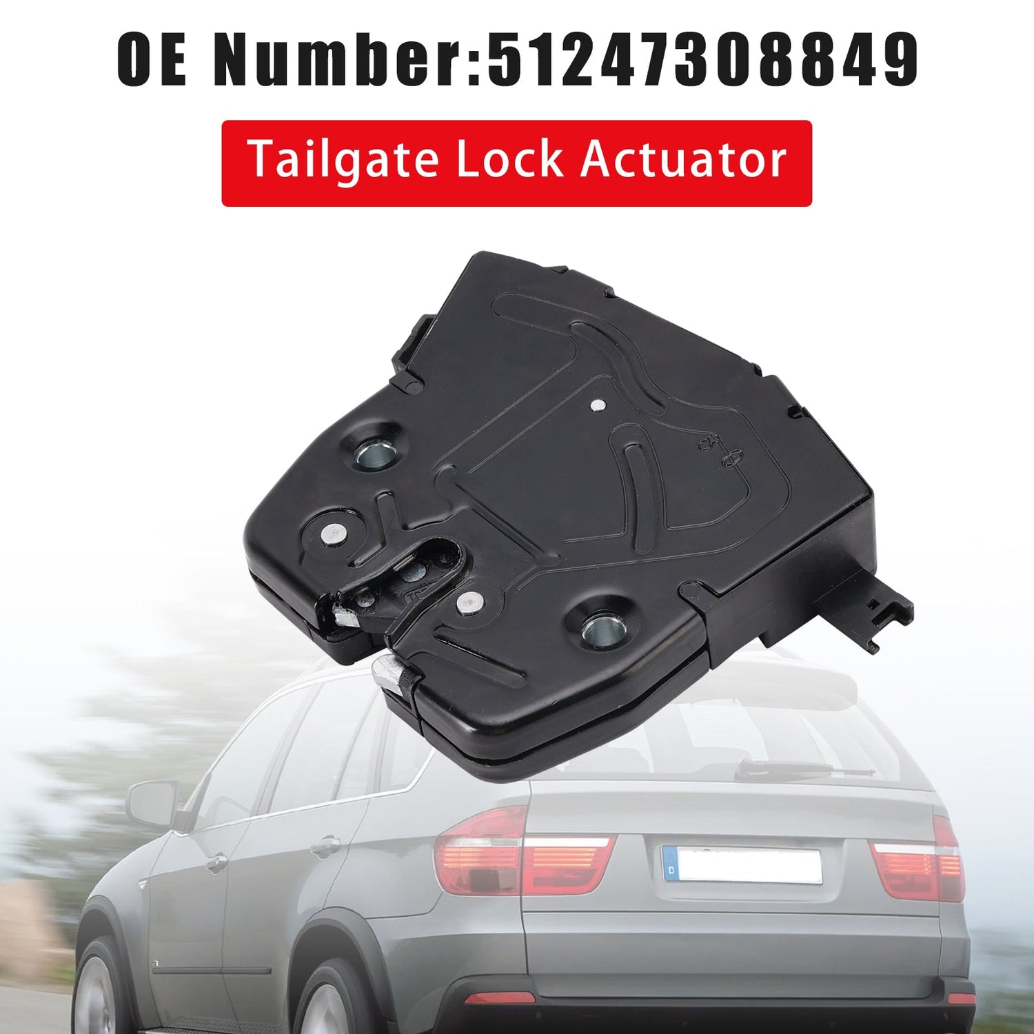 Tailgate Lock Actuator 51247308849 For BMW X5 E70 xDrive 30d 30i 2006-2013