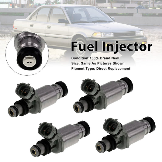 Toyota Corolla 1988-1993 Celica 1990-1993 23250-16120 4PCS Fuel Injector