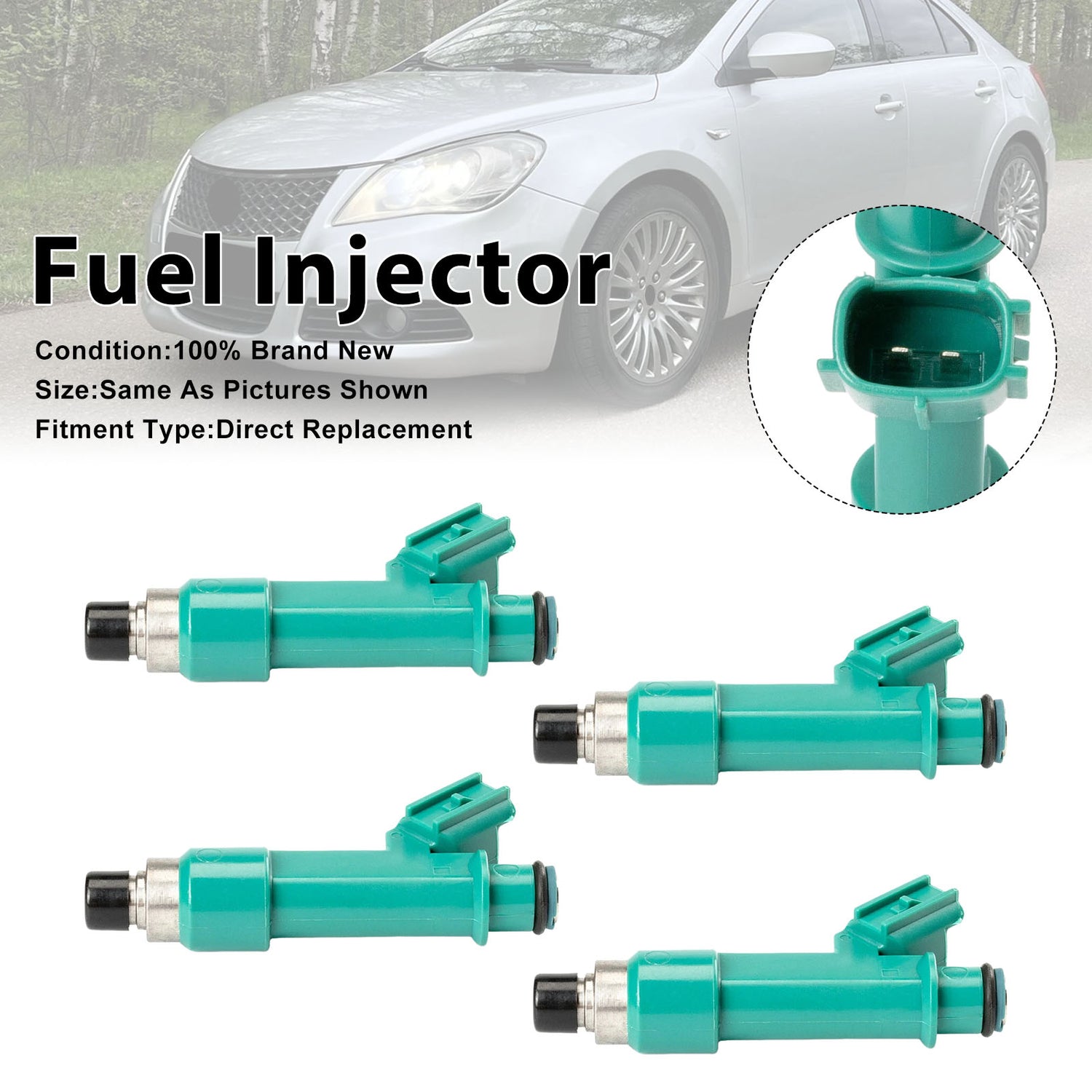 Suzuki Kizashi Grand Vitara 2009-2013 15710-78K00 4PCS Fuel Injector