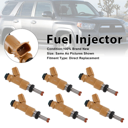Toyota 4Runner 2010-2019 Tundra 2012-2014 23209-39215 6PCS Fuel Injector