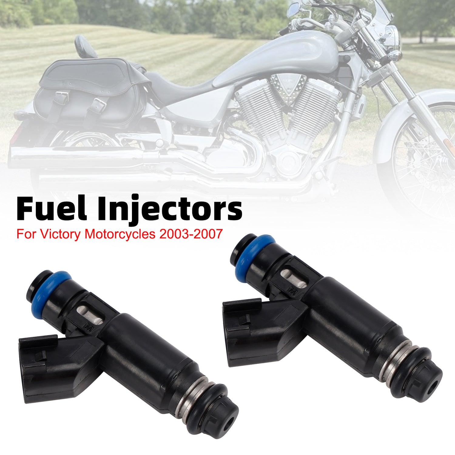 Victory Motorcycles 2003-2007 2PC Fuel Injectors 1253405 0280156140