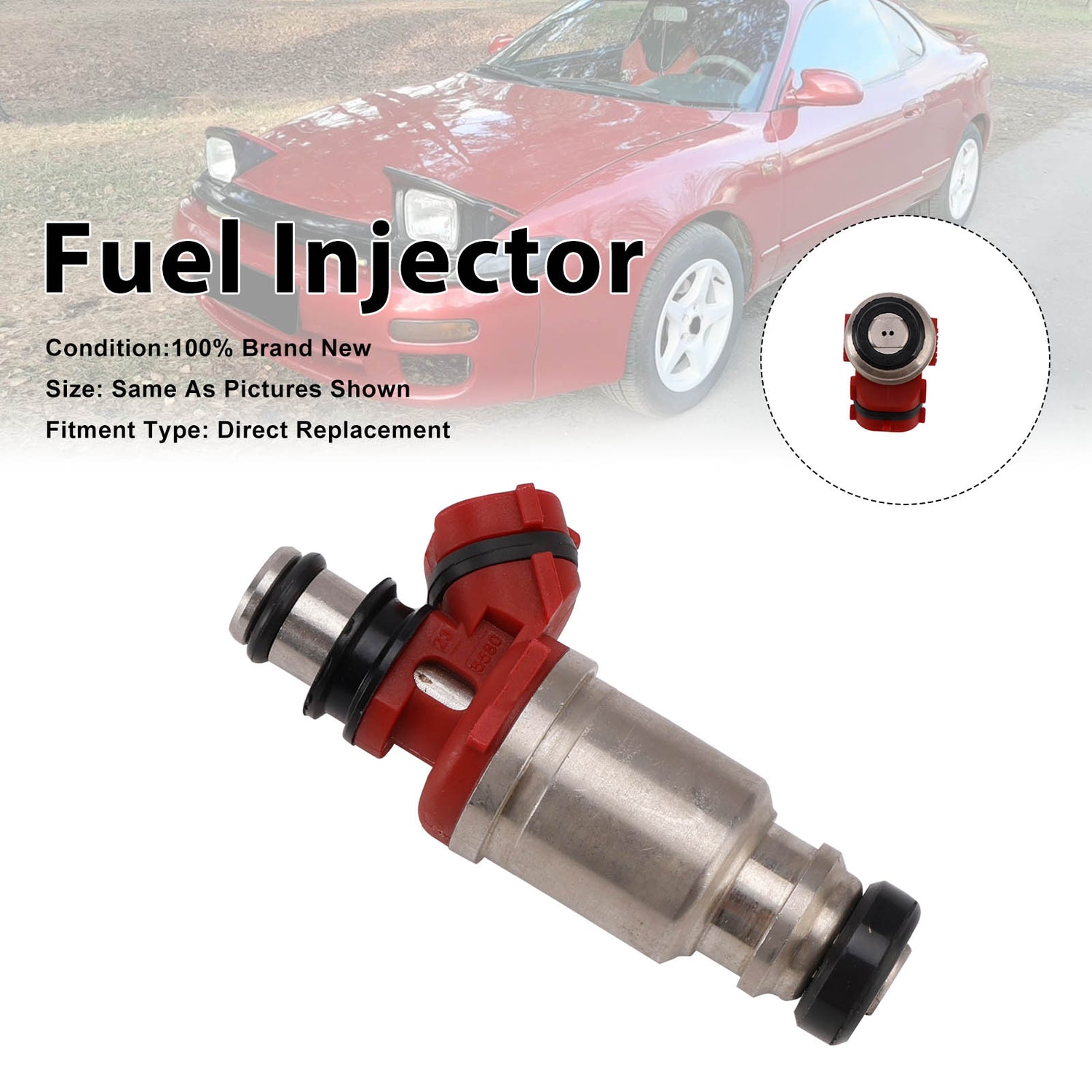 Toyota Celica 1990-1992 MR2 1991-1992 23250-74040 1PCS Fuel Injector