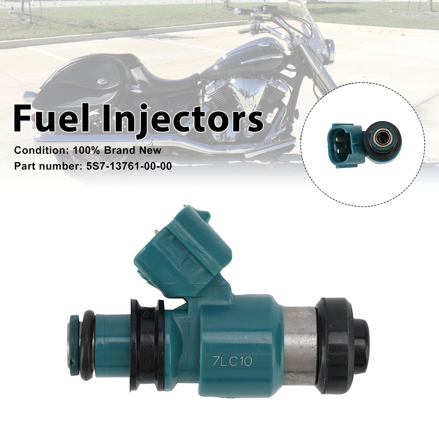 Yamaha V-STAR 950 YZF-R1 Fuel Injectors 5S7-13761-00-00