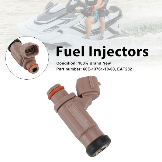 Yamaha PWC FX SX AR VX EAT282 Fuel Injectors 60E-13761-10-00