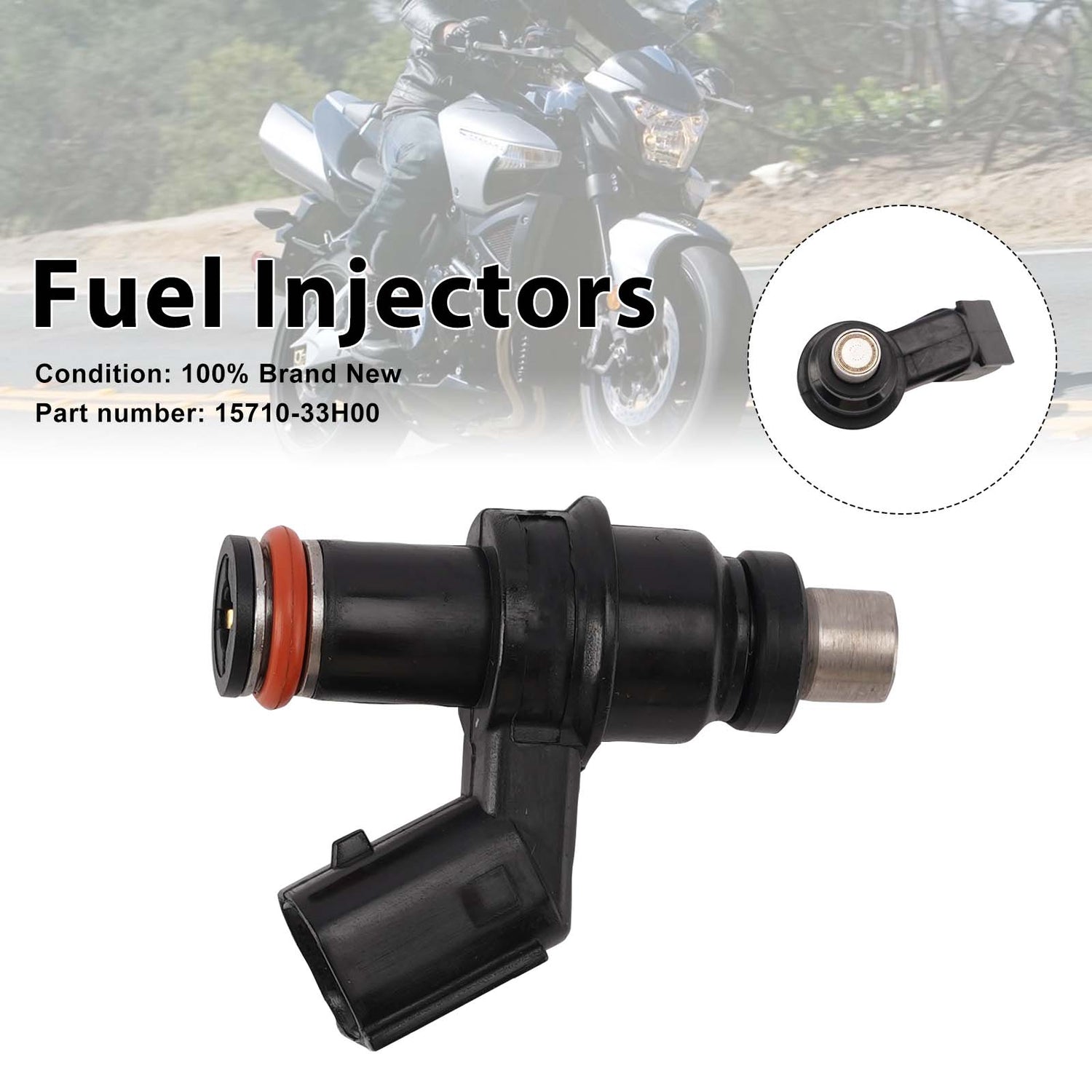 Suzuki King Quad 400 LTA400 LTF/LTZ400 2008-2013 Fuel Injectors 15710-33H00