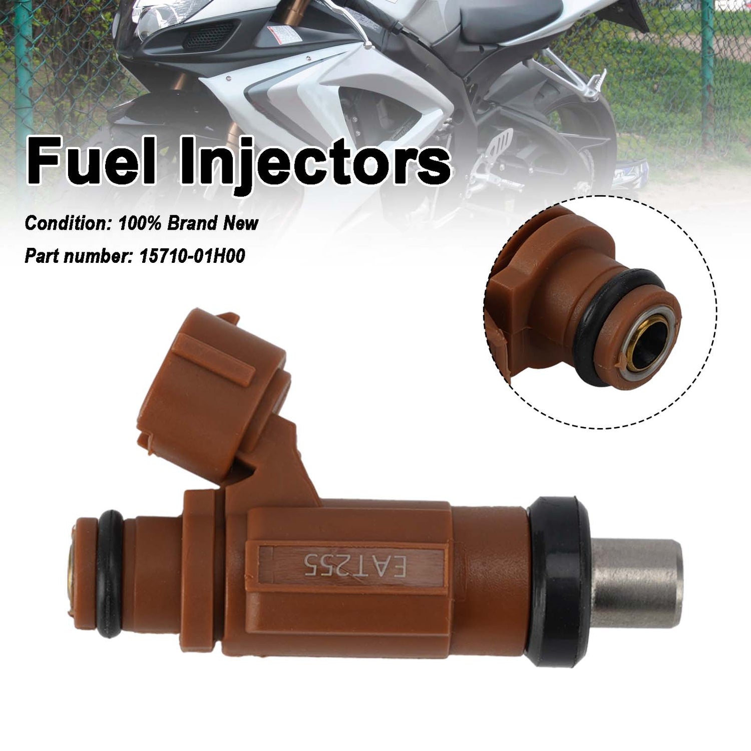 SUZUKI GSXR600 GSXR750 2006-2007 Fuel Injectors 15710-01H00