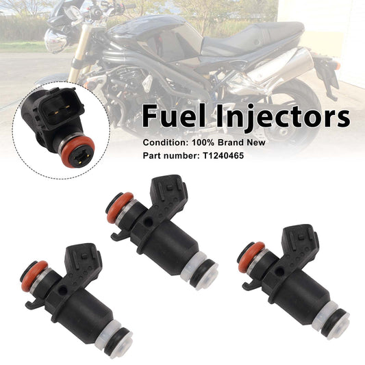 Speed Triple 1050 2005-2015 3PC Fuel Injectors T1240465