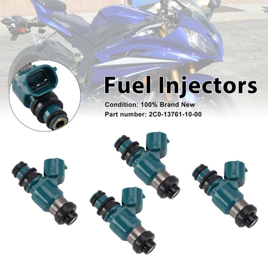 Yamaha YZF R6 2006-2007 TMAX 2015-2016 4PC Fuel Injectors 2C0-13761-10-00