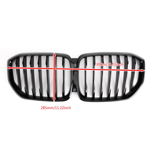 BMW X5 G05 2018-2021 Gloss Black Front Kidney Grill