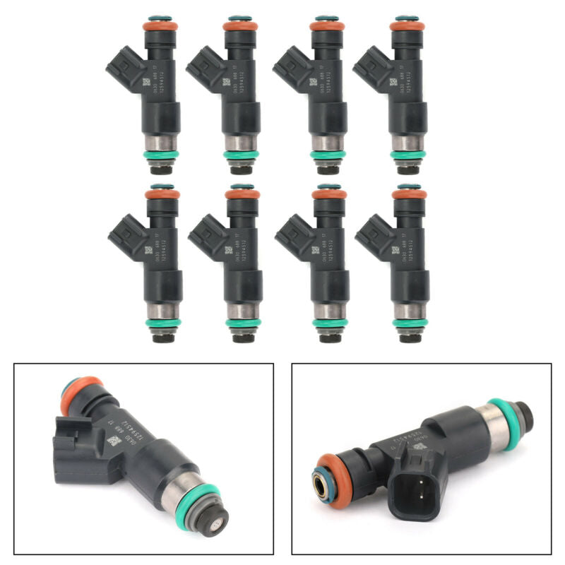 8PCS Fuel Injectors 12594512 Fit Chevrolet Silverado Suburban Tahoe 2007-2009
