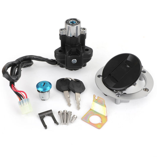 Suzuki GSXR GSX-R 600 750 2004-2015 Igniton Key Switch Fuel Cap Seat Lock Set