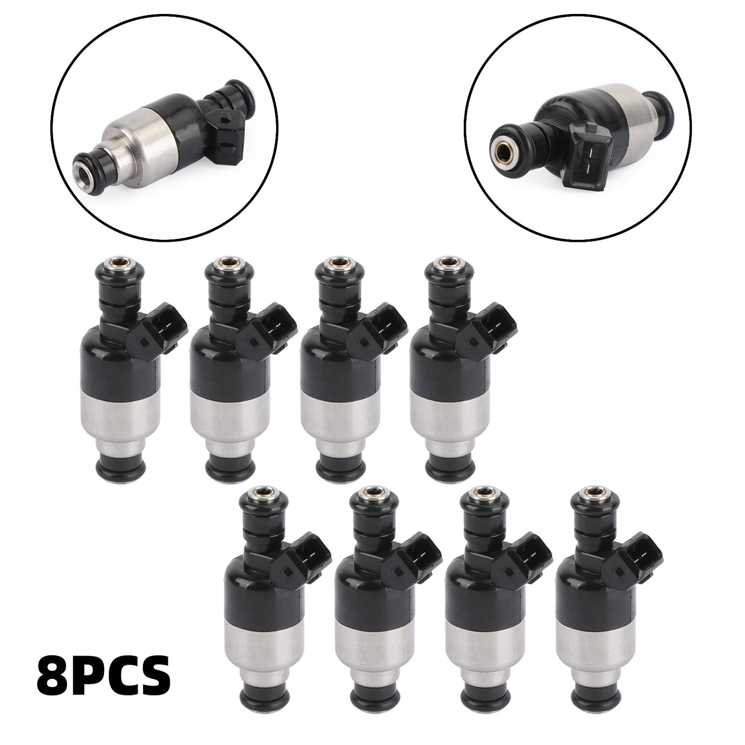 1998-2000 Mercruiser 454 BB 25180245 802632T 8PCS Fuel Injectors