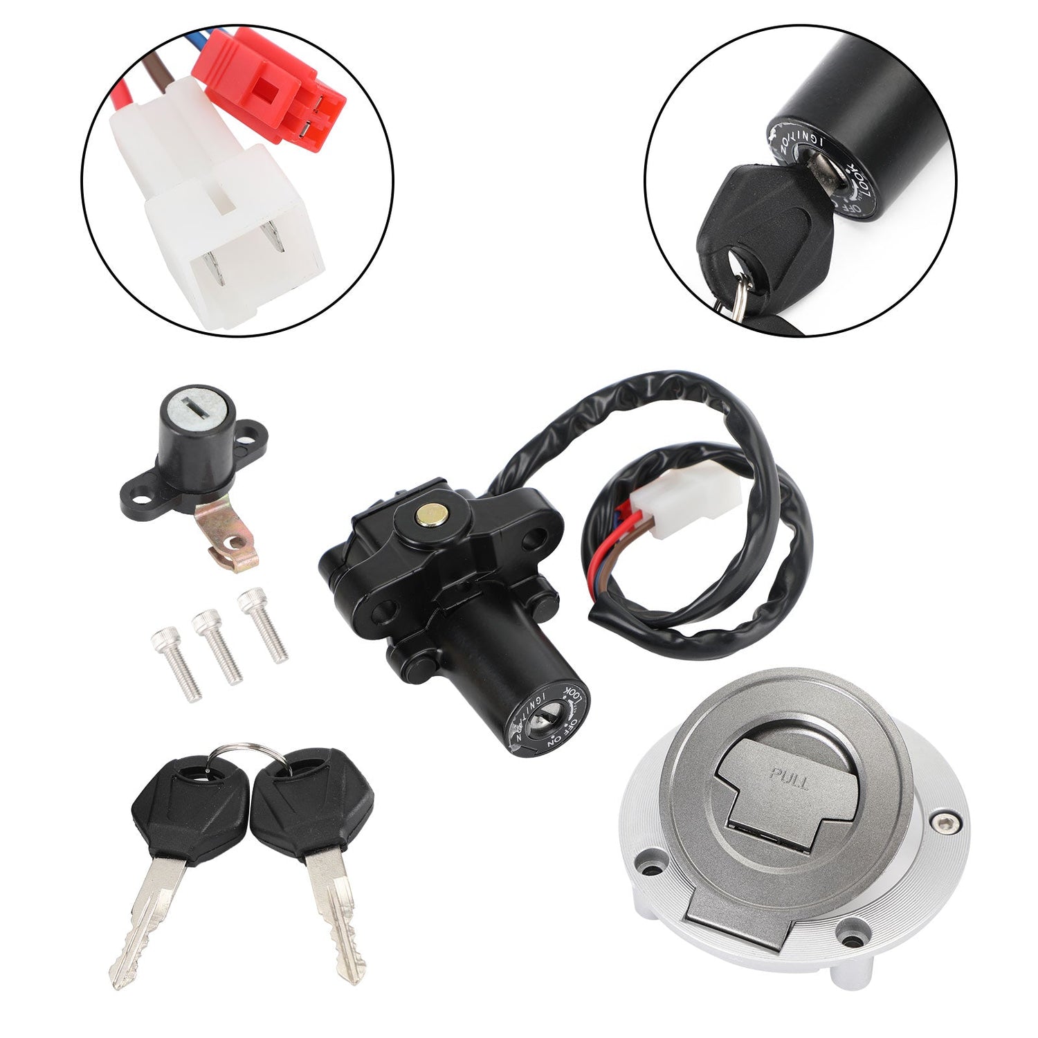 Yamaha FJR 1300 FZ1 FZ6 FZ8 XJ 6 YZF R1 R6 Ignition Switch Gas Cap Lock Set