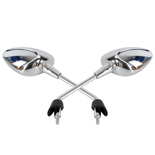 Vespa Sprint 50 125 150 2014-2022 Left & Right Rearview Mirror Chrome