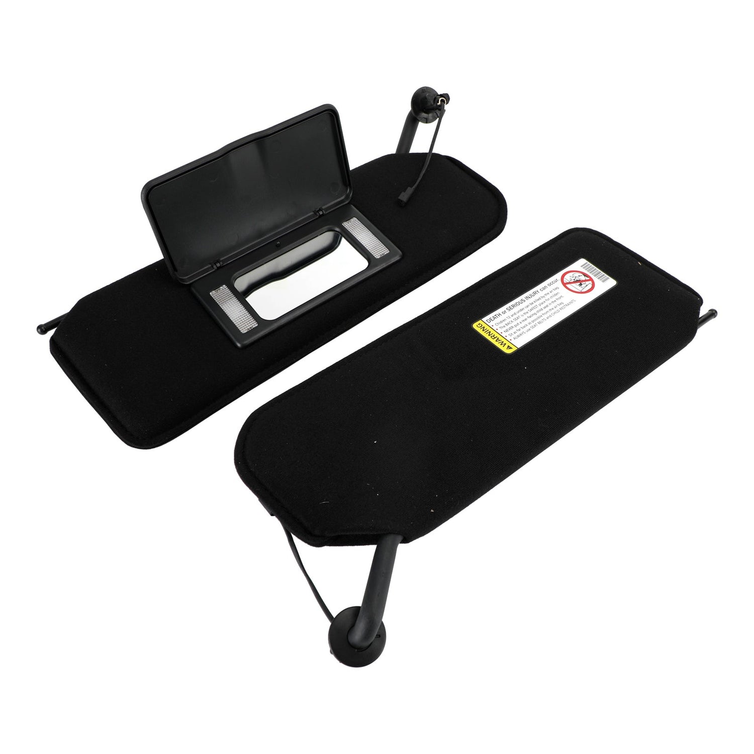 1997-2004 C5 Corvette F10442033 10442034 Left+Right Sun Visor Vanity Mirror C5 Black Sunvisor Shaded