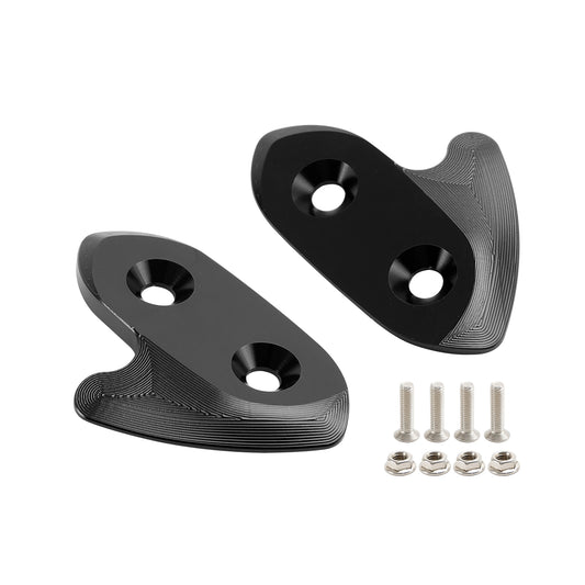 Yamaha R1/R1M/R1S 2015-2019 CNC Aluminum Black Mirror Block Off Plates