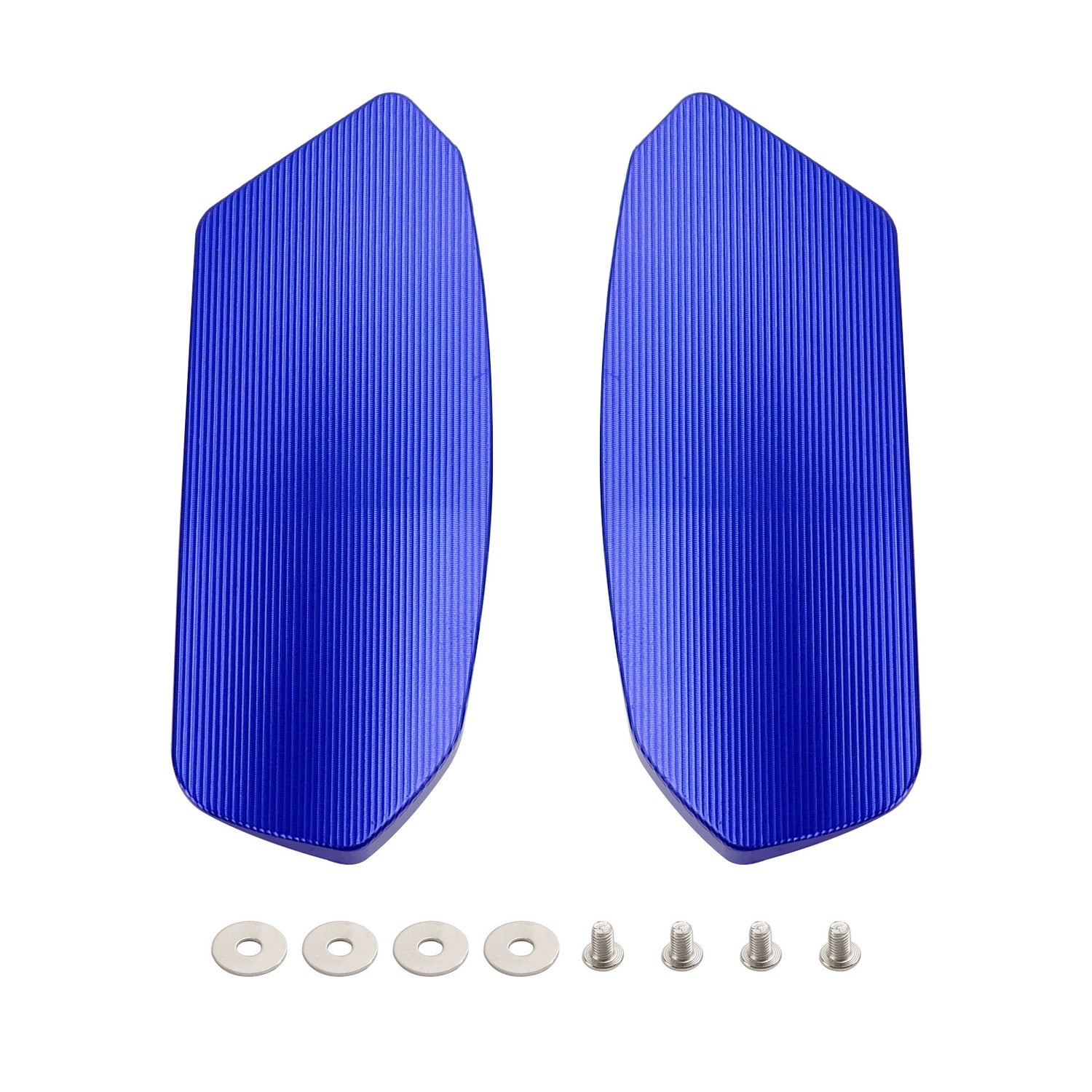 Suzuki GSXR1000 GSXR1000R 2017-2024 CNC Aluminum Blue Mirror Block Off Plates
