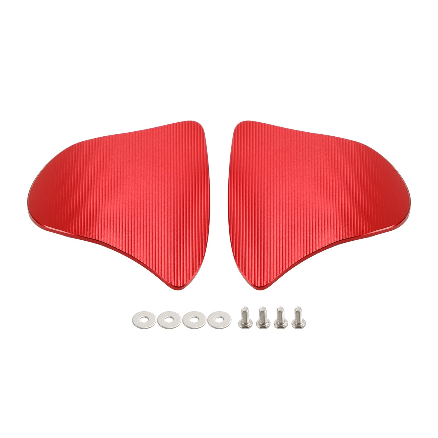 Yamaha YZF R1/YZF R1M 2020-2024 CNC Aluminum Red Mirror Block Off Plates