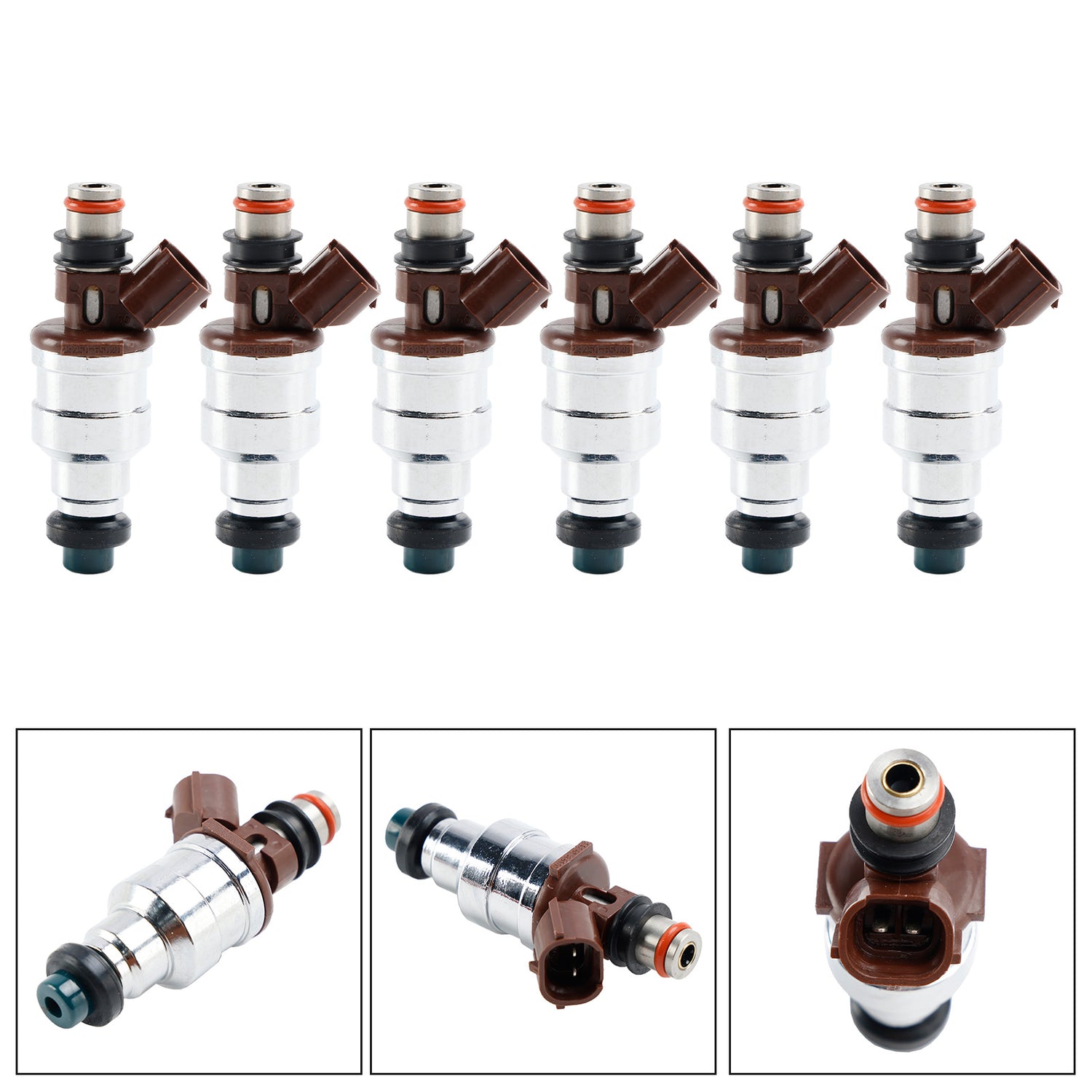 Toyota 4Runner Pickup 1989-1995 3VZE 3.0L V6 23209-65020 6PCS Fuel Injectors