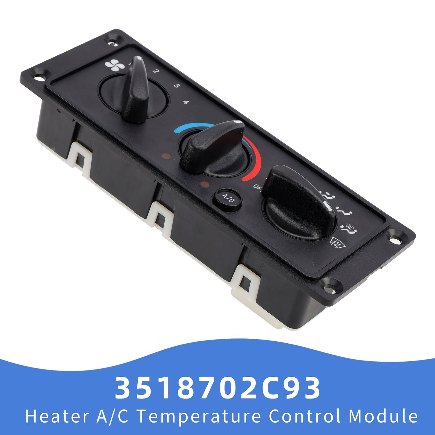 2000-2020 International Heater A/C Temperature Control Module 3518702C93 3518702C92