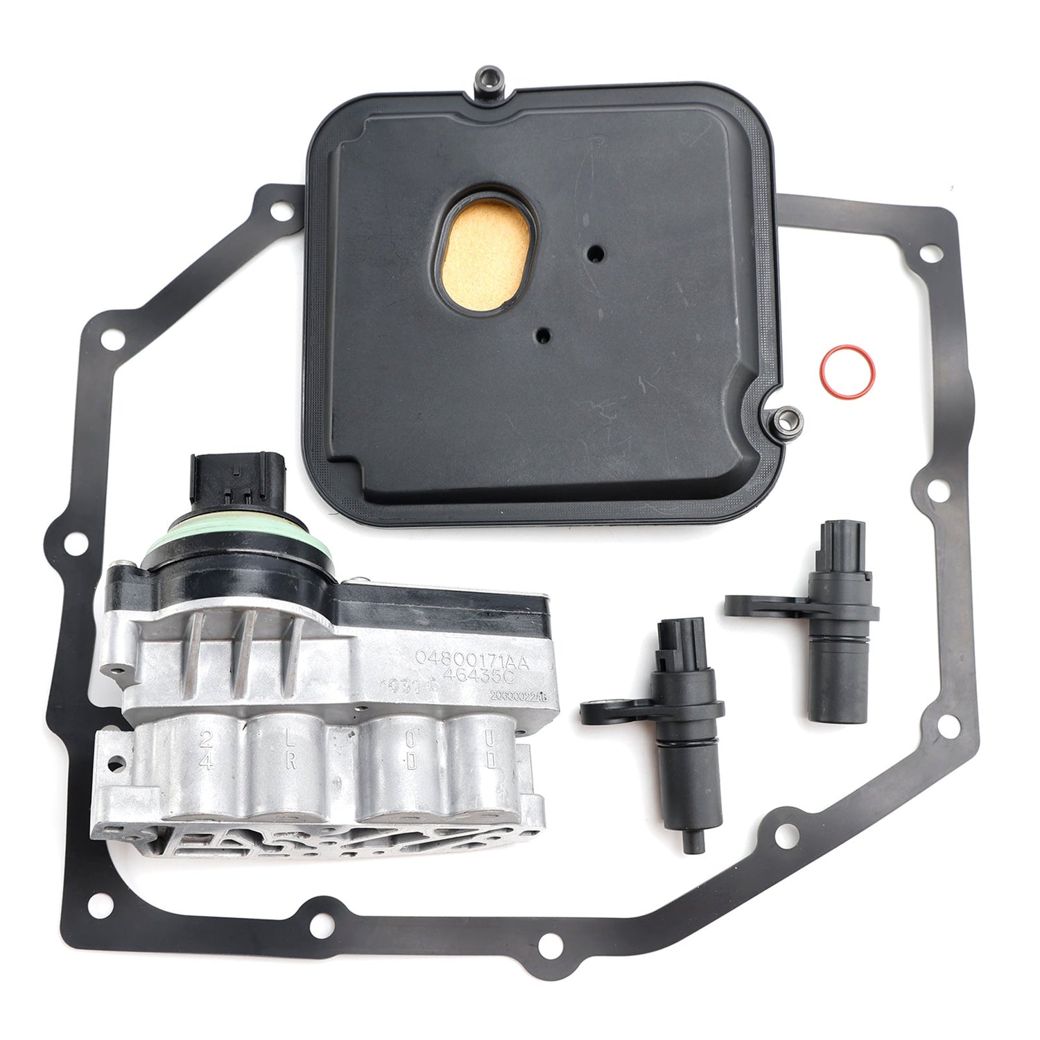 2003-2006 Jeep Wrangler L4 2.4L L6 4.0L 42RLE Transmission Shift Solenoid Block Pack Kit 52854001AA 61936A 44956