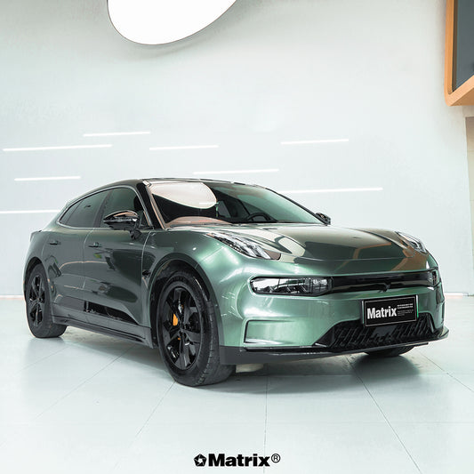 Liquid Metal Alpine Green PET Car Wrap Film Satin Vehicle Wrap