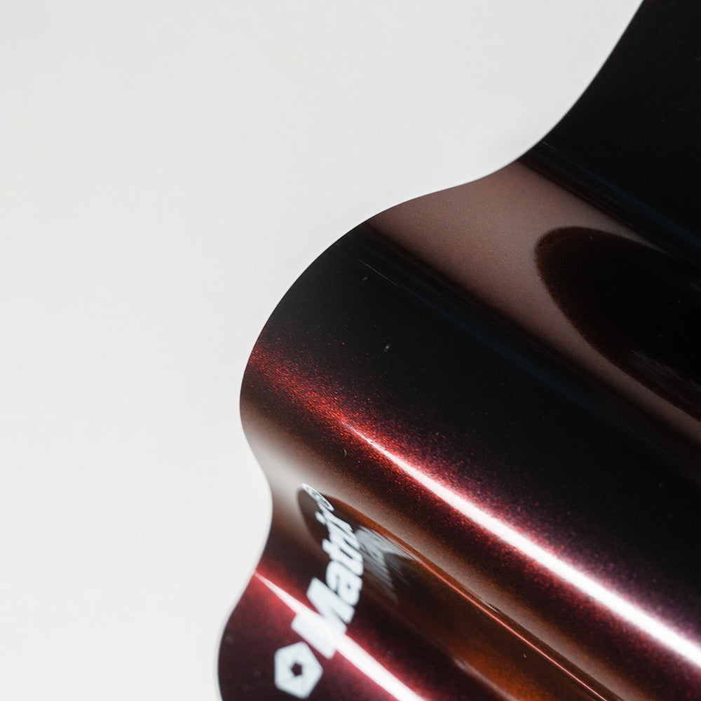 Luminous Obsidian Red PET Car Wrap Film Satin Vehicle Wrap