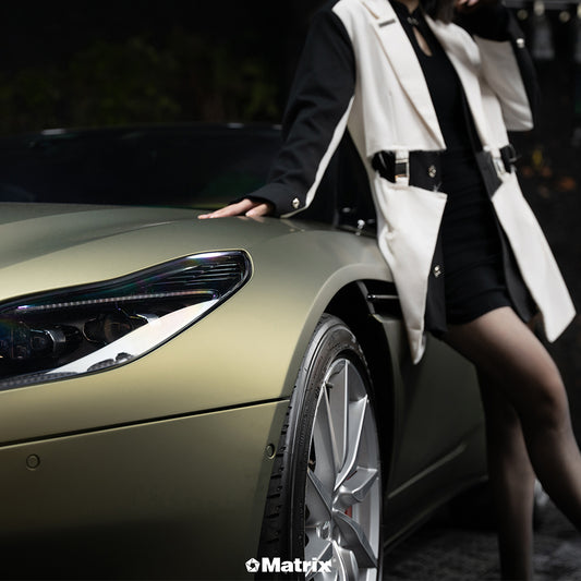 Matte Lightning Green PET Car Wrap Film Satin Vehicle Wrap
