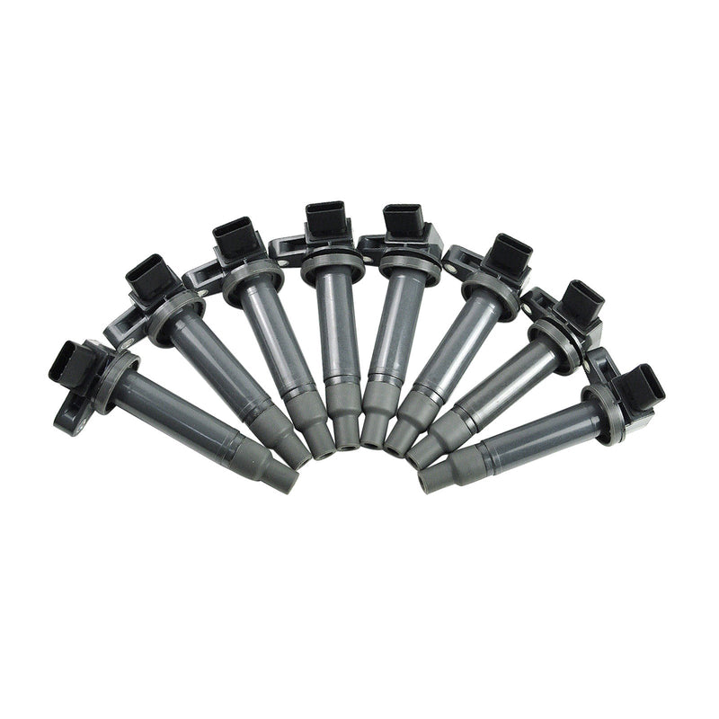 8PCS Ignition Coil+Spark Plug UF230 90080-91180 Toyota Tundra Sequoia 4.7L V8