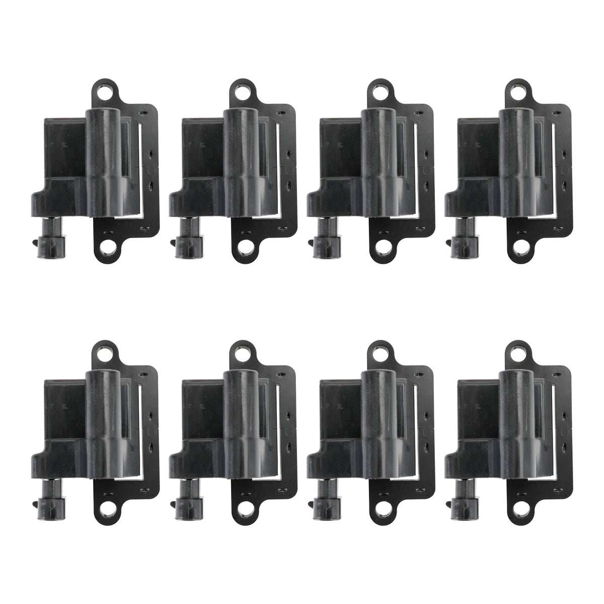 2001-2007 Mercruiser All Models 8 Pack Square Ignition Coil & Spark Plug Wire 12556893 12558693 12570553