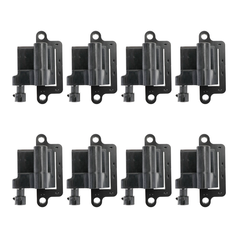 2001-2007 Chevy Silverado 3500 8 Pack Square Ignition Coil & Spark Plug Wire 12556893 12558693 12570553
