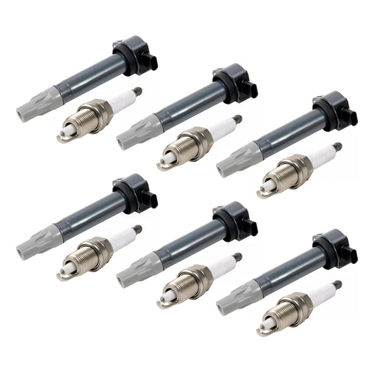2006-2008 Dodge Magnum V6 2.7L 6pcs Ignition Coil & Spark Plugs UF502 4606869