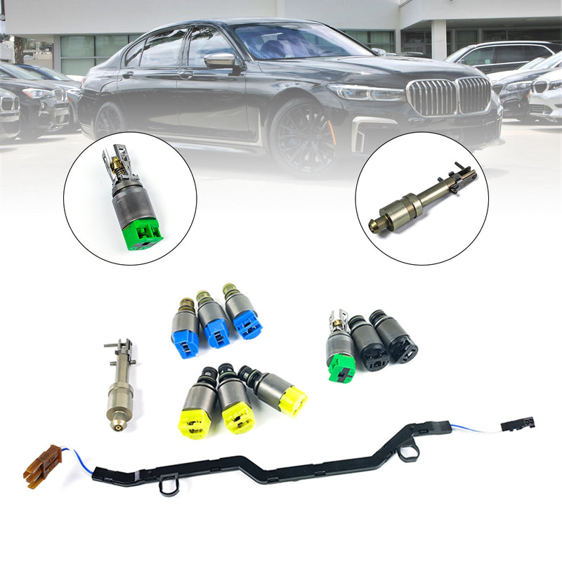 9PCS 6HP26 6HP28 6HP32 Transmission Solenoid For BMW 750i 760Li