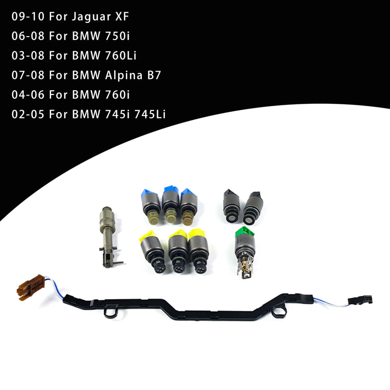 BMW 750i 760Li 9PCS 6HP26 6HP28 6HP32 Transmission Solenoid