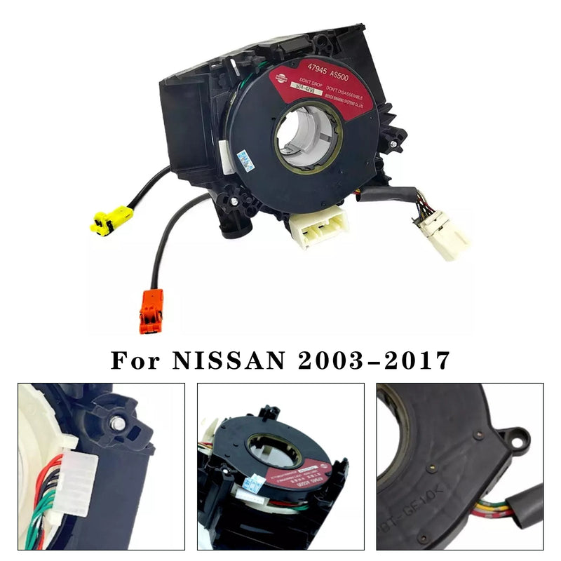 2012-2015 Nissan Xterra 47945-AS500 Clock Spring+Steering Angle Sensor Assembly