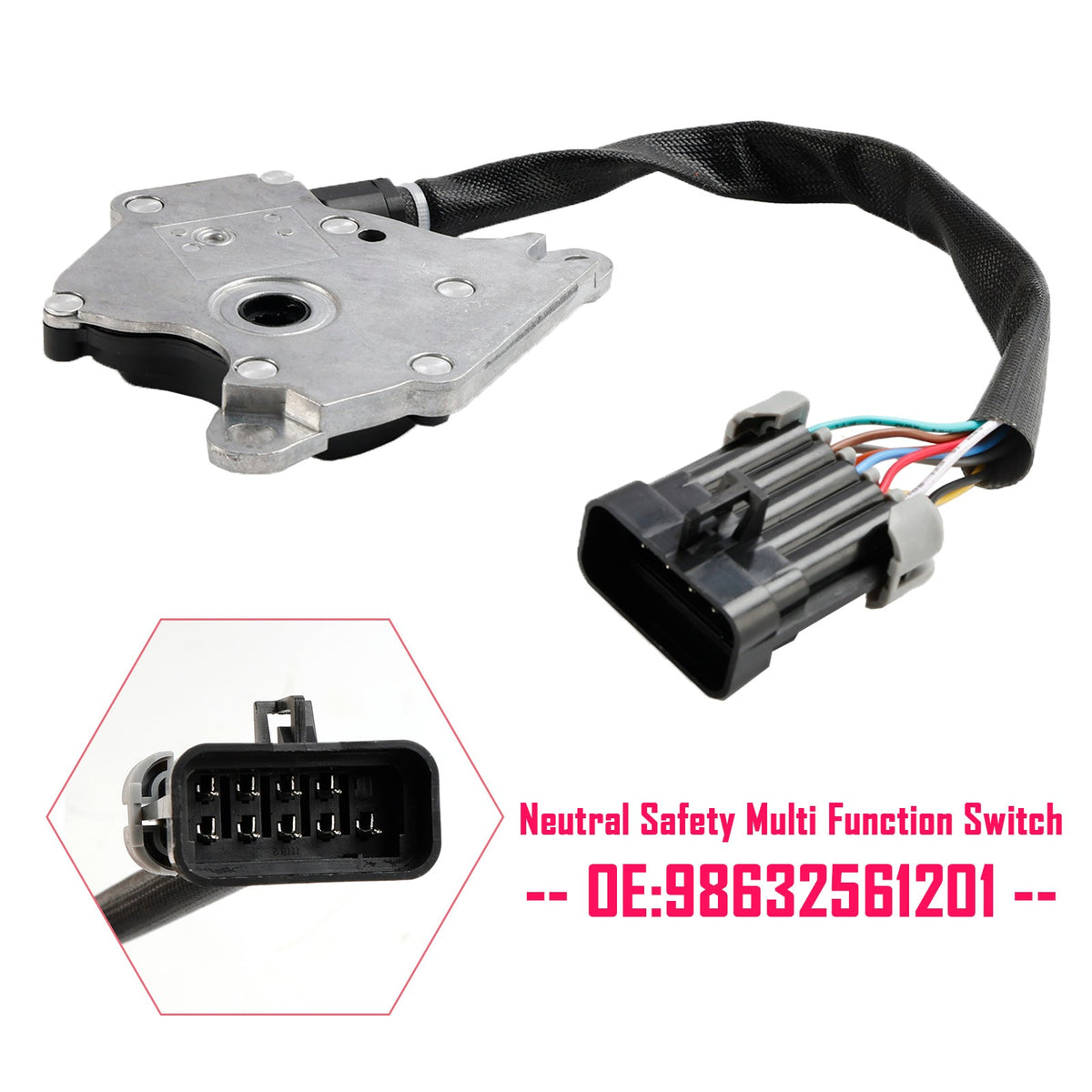 Porsche Boxster Cayman Neutral Safety Multi Function Switch 98632561201