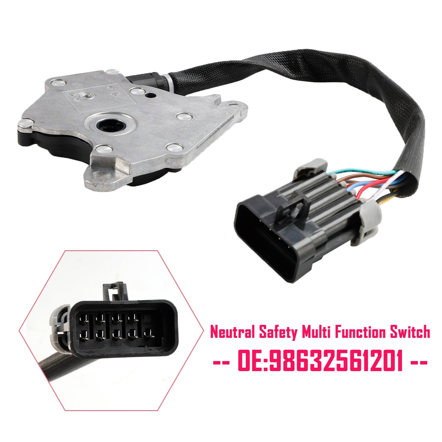 Porsche Boxster Cayman Neutral Safety Multi Function Switch 98632561201