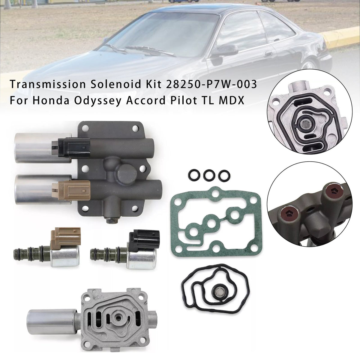 Transmission Solenoid Kit 28250-P7W-003 For Honda Odyssey Accord Pilot TL MDX
