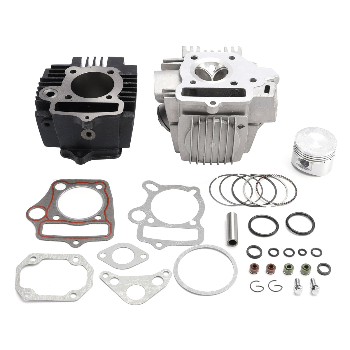 Honda Chinese ATV Dirt Bike 110cc 52.4mm Top End Kit Cylinder Head Piston
