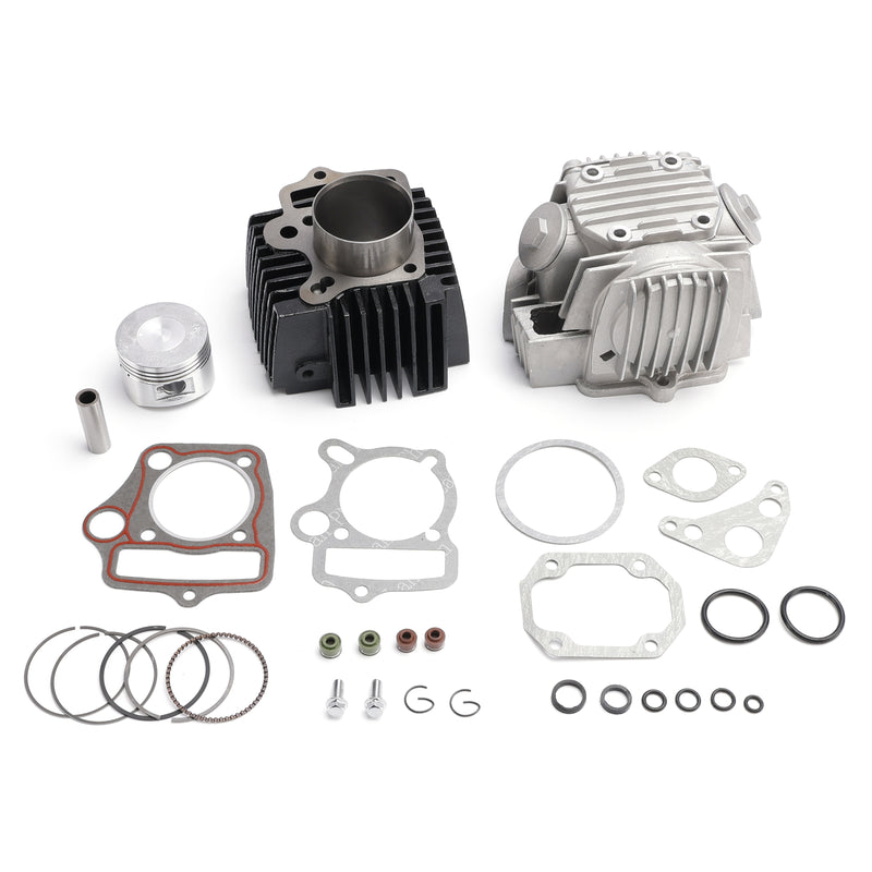 Honda Chinese ATV Dirt Bike 110cc 52.4mm Top End Kit Cylinder Head Piston